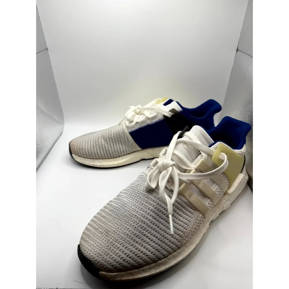 Adidas EQT Support 93/17 Royal BZ0592‎ Mens 12 Sneaker White Primeknit Running